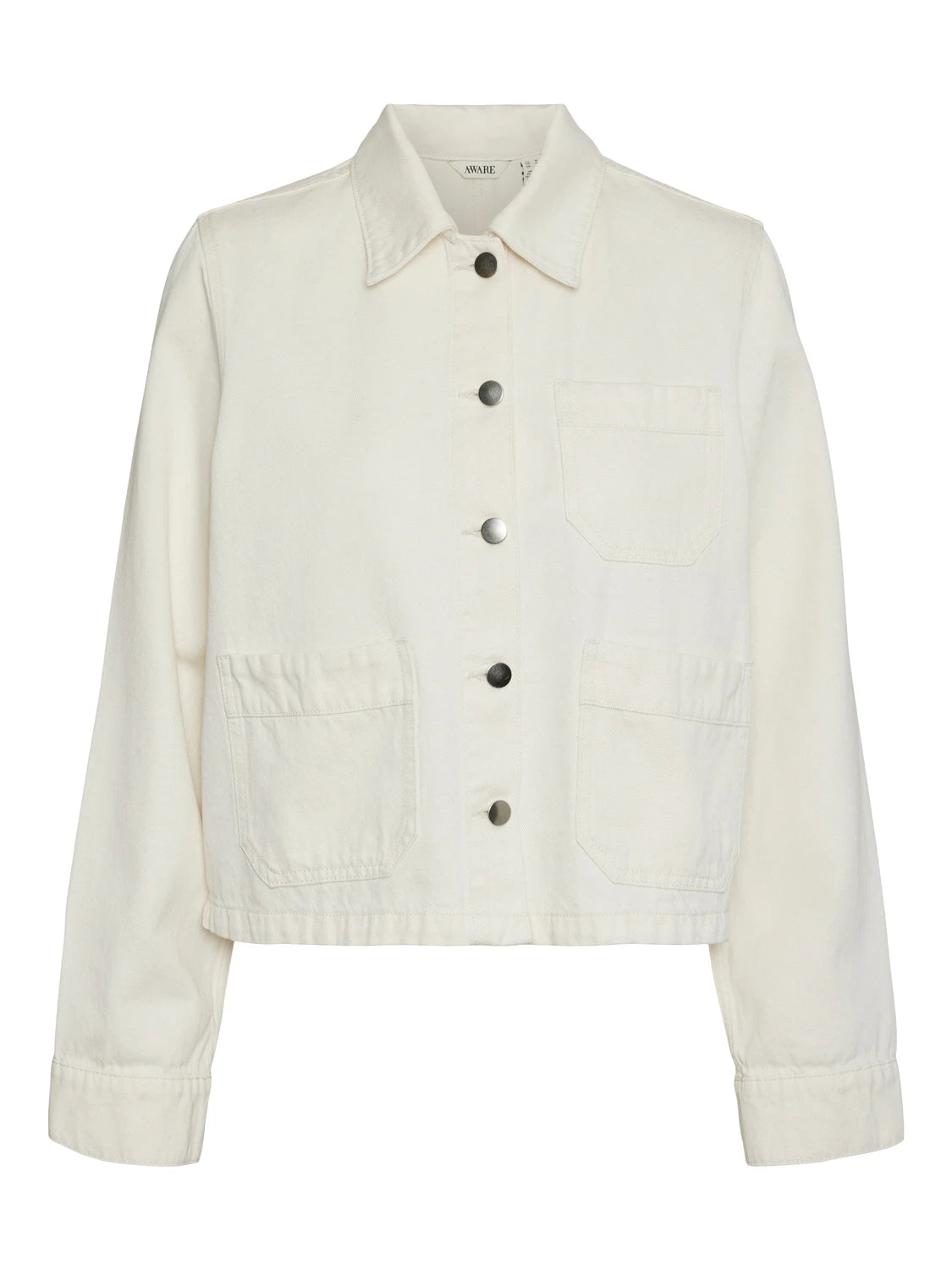 Vero Moda donna giubbino jeans&nbsp; Francine Pocket 10306292 Ecru
