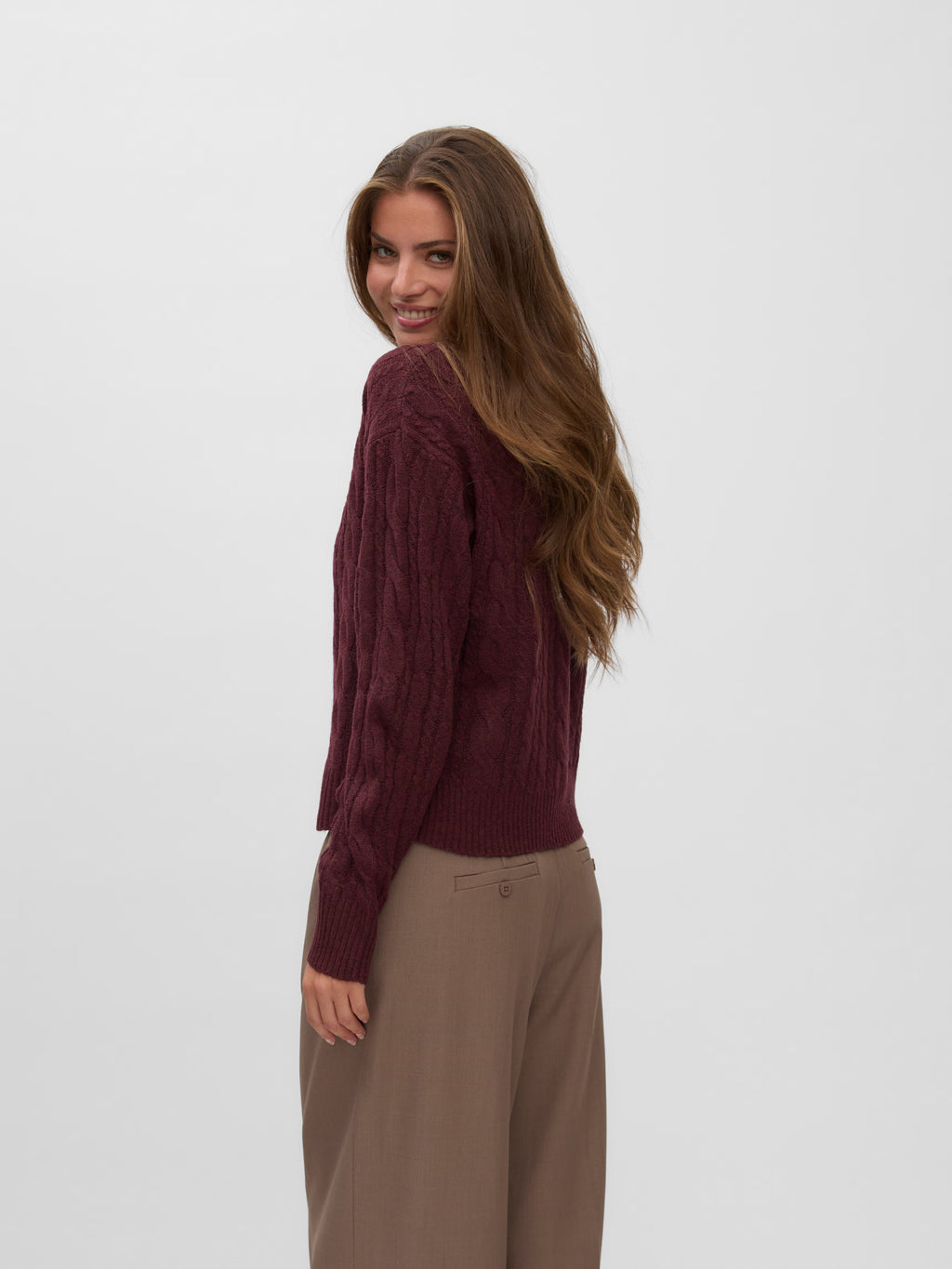 Vero Moda maglia SEQUOIA 10348376 Windsor Wine