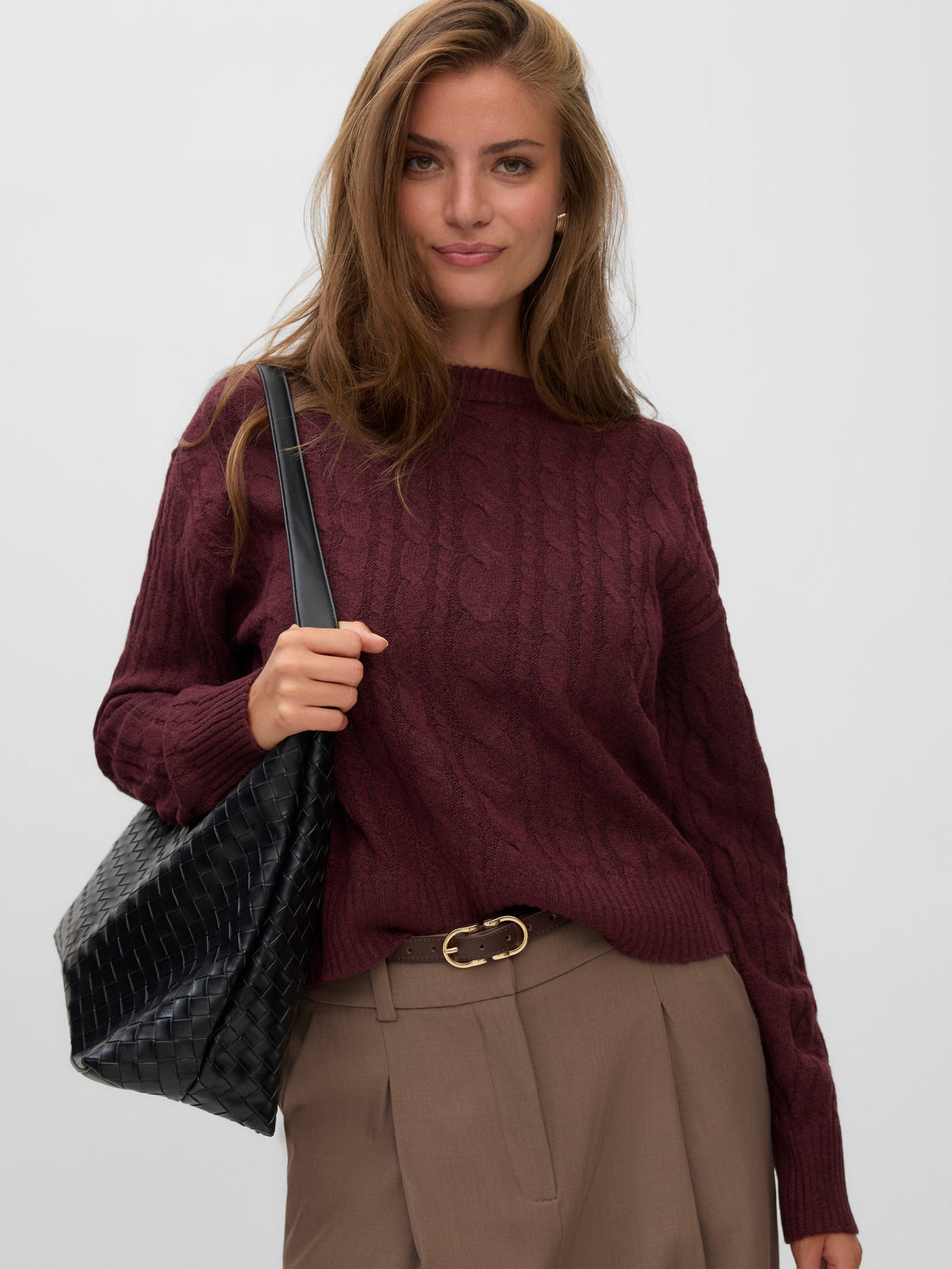Vero Moda maglia SEQUOIA 10348376 Windsor Wine