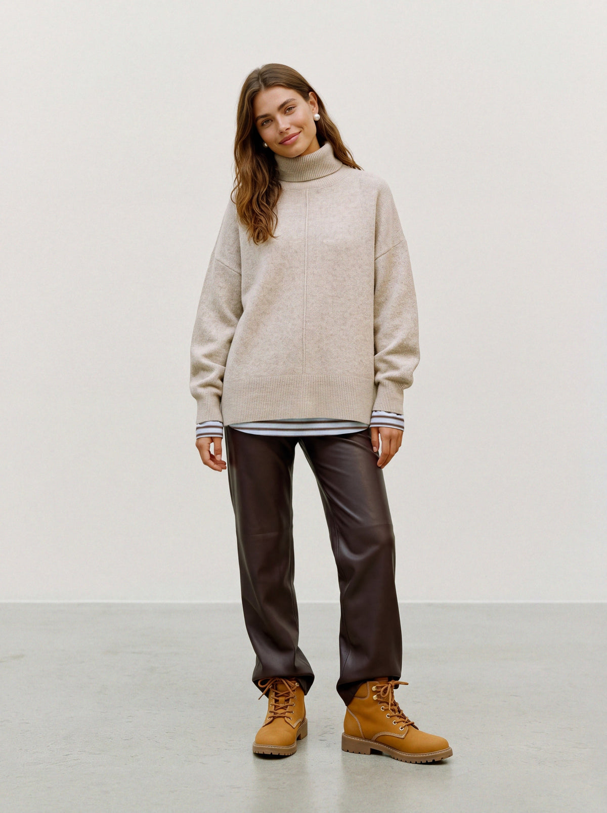 Vero Moda pantalone VERONA 10352697 Chocolat