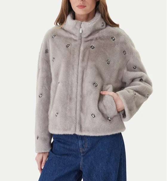 Vicolo donna cappotto TF0047 PERLA