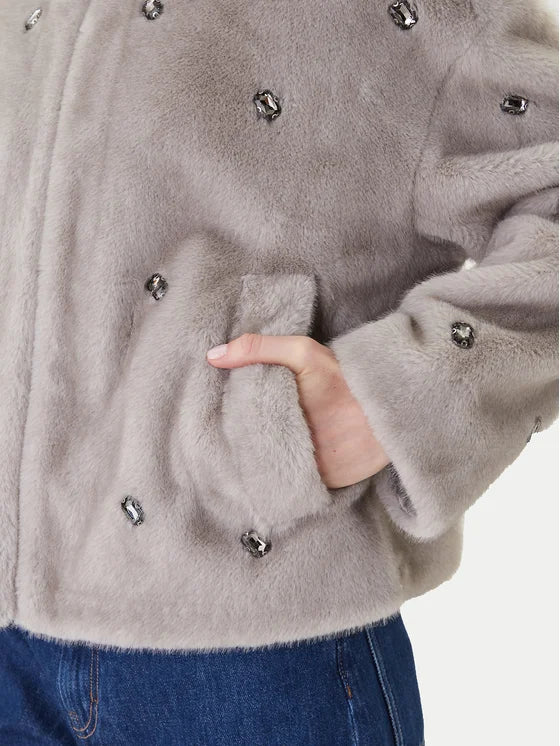 Vicolo donna cappotto TF0047 PERLA