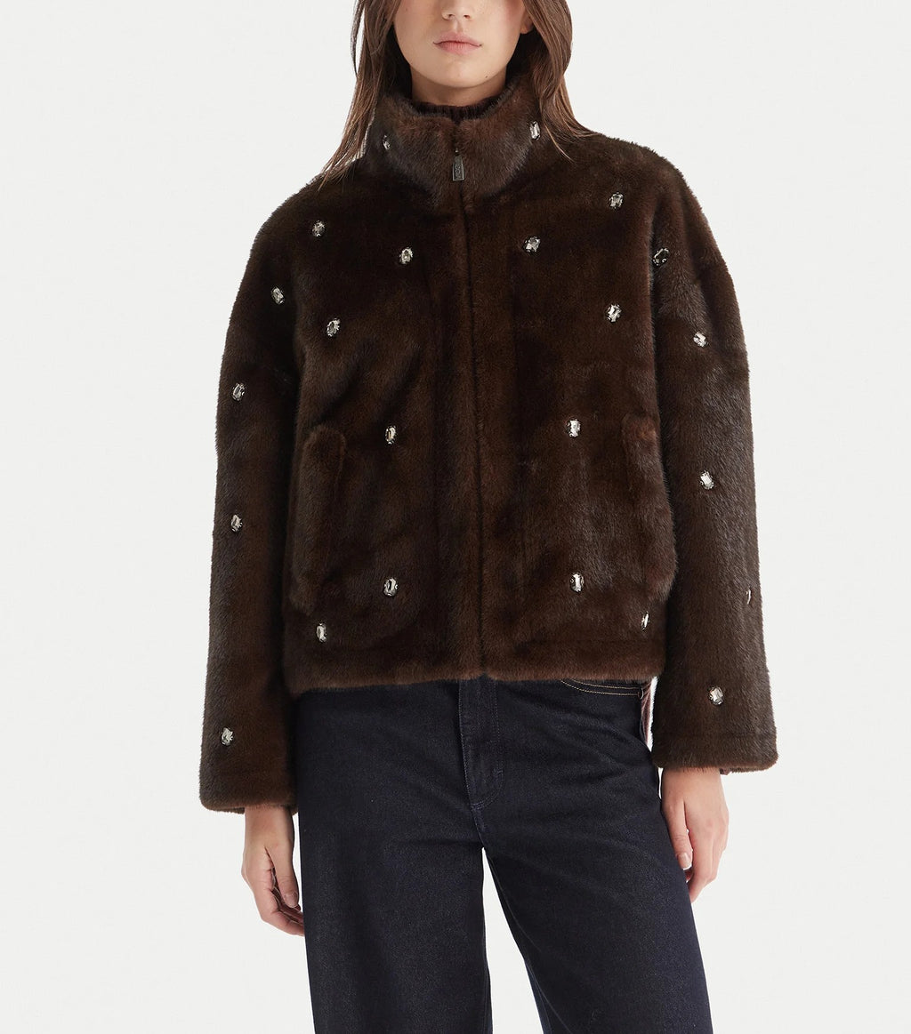 Vicolo donna cappotto TF0047 FONDENTE