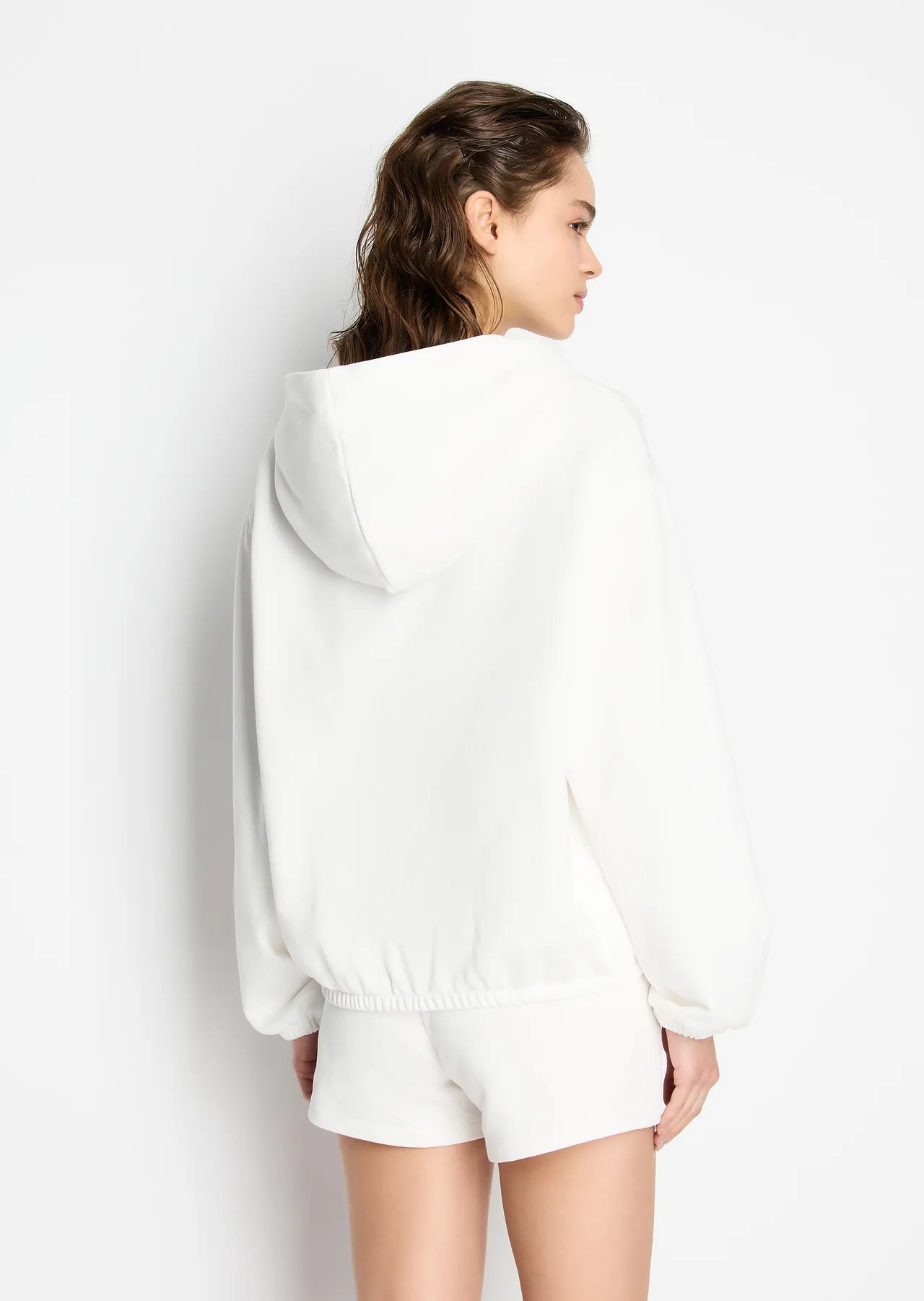 Felpa armani exchange bianca discount