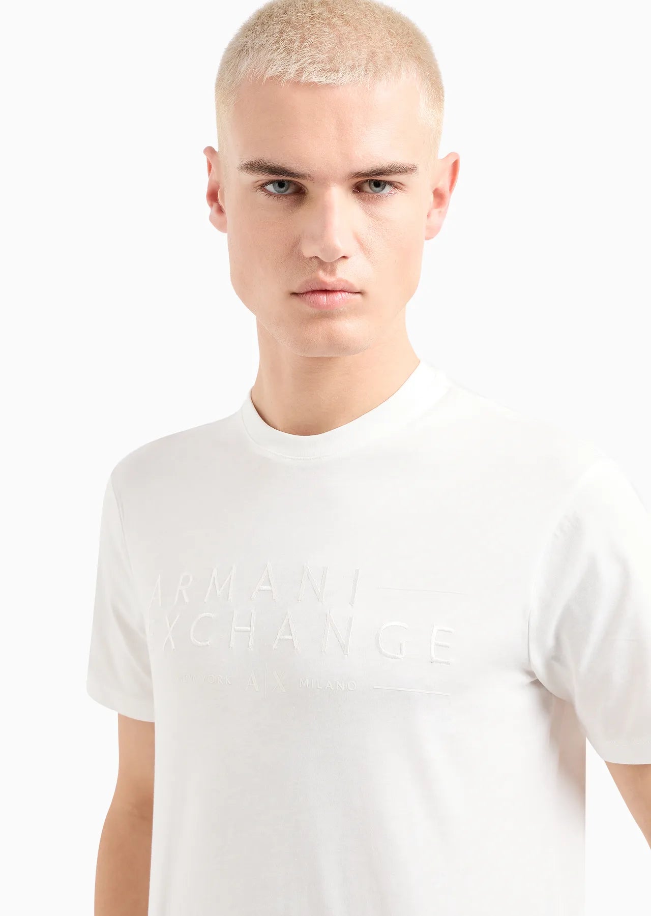Armani Exchange uomo t-shirt 3DZTJC ZJBYZ 1116 colore Bianco