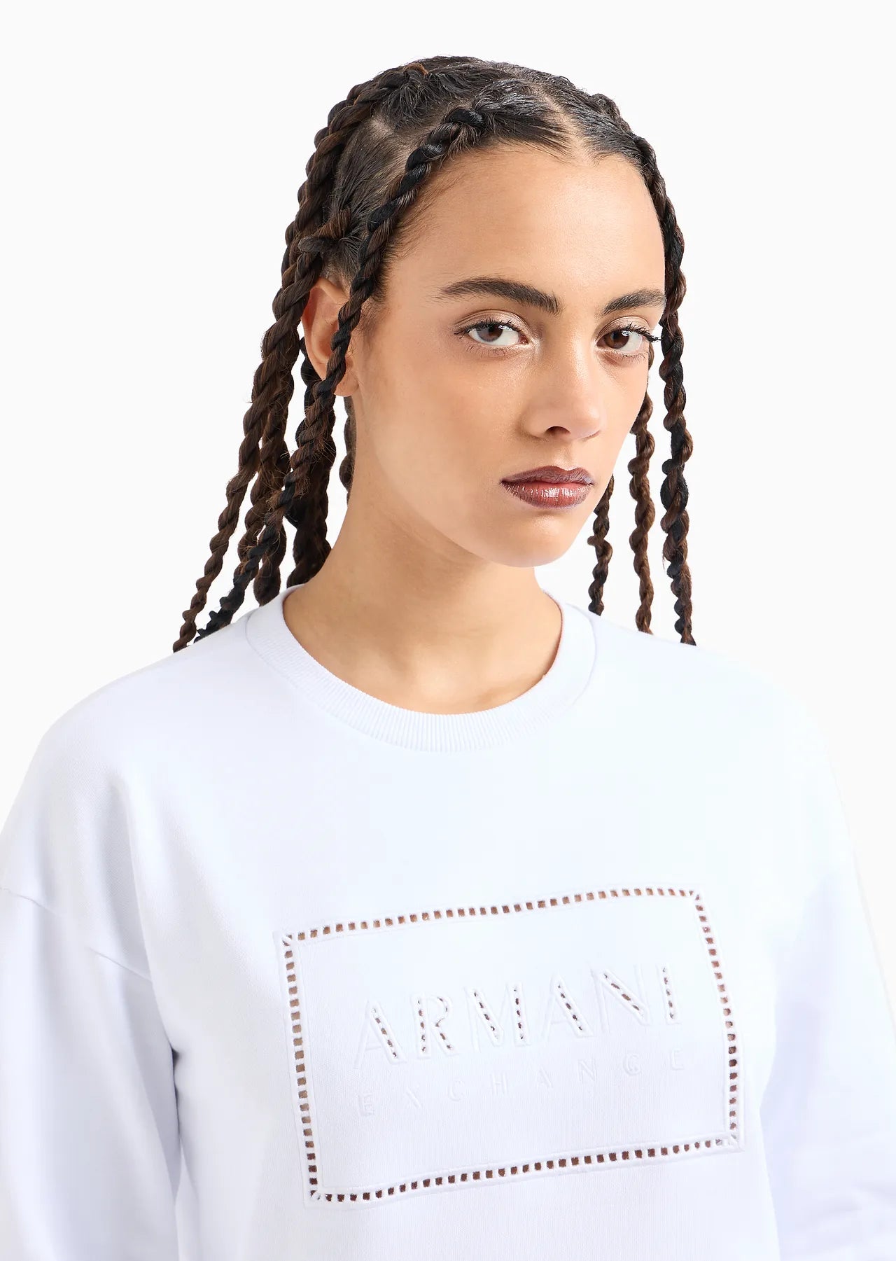 Armani Exchange donna felpa 3DYM71 YJFDZ 1000