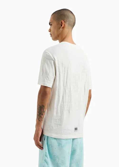 Armani Exchange uomo t-shirt 3DZTLH ZJ85Z 51AQ Bianco