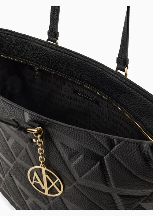 armani exchange donna borsa 949187 4F784 19921 Nero