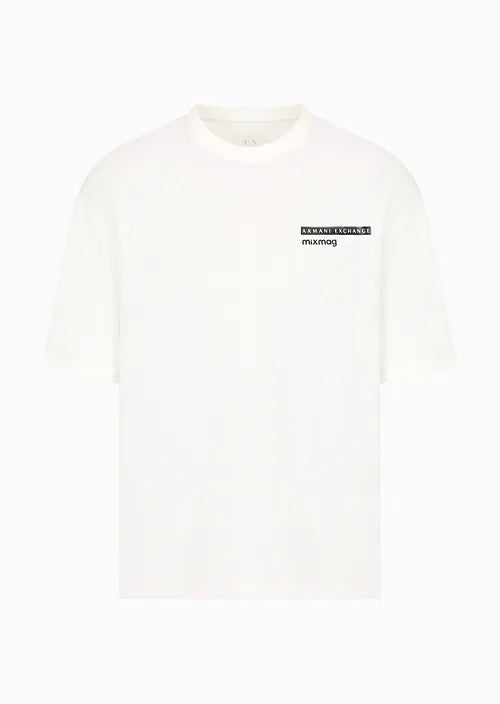 Armani Exchange uomo t-shirt 3DZTJA ZJ8EZ 1116  Bianco
