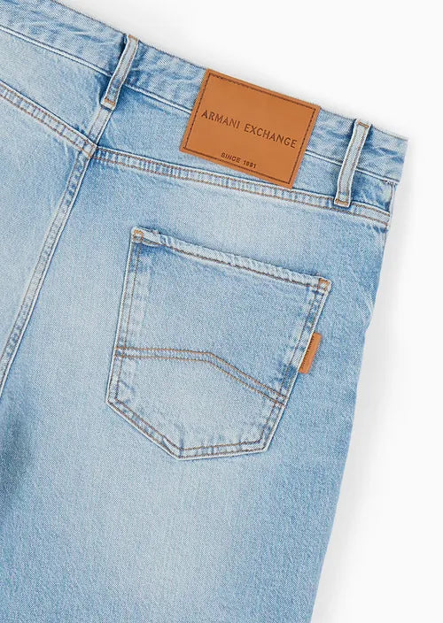 Armani Exchange uomo jeans 3DZJ13 Z1YFZ 1500 Denim chiaro