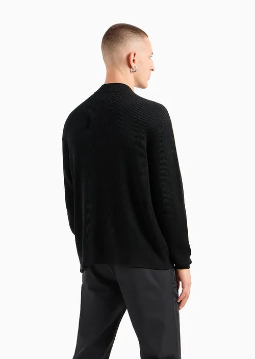 armani exchange uomo maglia XM000029 AF10348 UC001 Nero