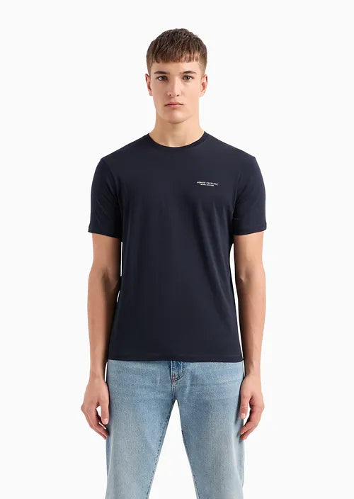 armani exchange uomo t-shirt 8NZT91 Z8H4Z 1510 Blu scuro