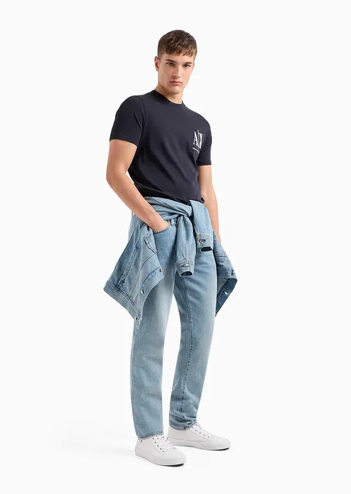 armani exchange uomo t-shirt 8NZTPH ZJH4Z 1510 Blu