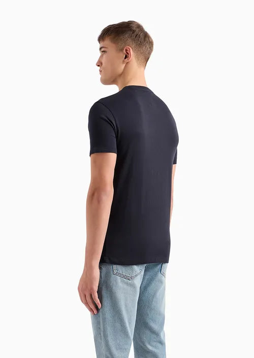 armani exchange uomo t-shirt 8NZTPH ZJH4Z 1510 Blu