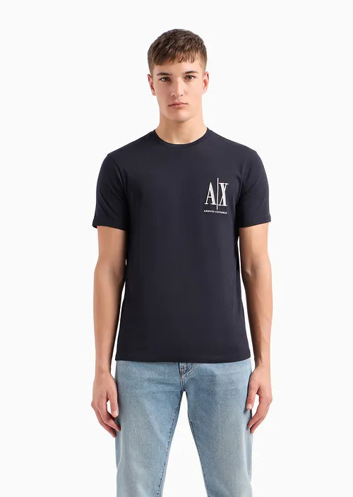 armani exchange uomo t-shirt 8NZTPH ZJH4Z 1510 Blu