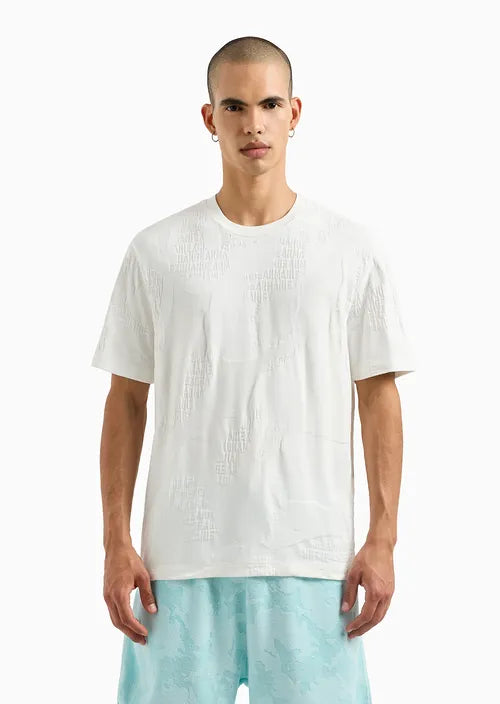 Armani Exchange uomo t-shirt 3DZTLH ZJ85Z 51AQ Bianco