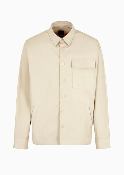 Armani Exchange uomo camicia 3DZC02 ZN3SZ 1795 Beige