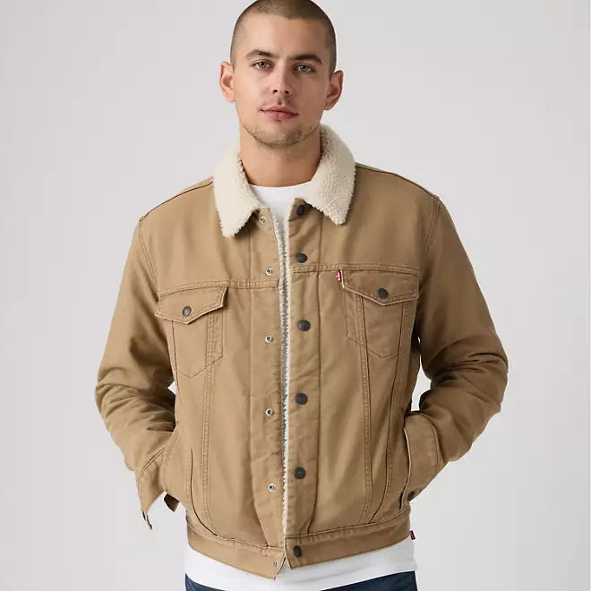 Levi's uomo giubbino Type 3 Sherpa Trucker 6365-0305