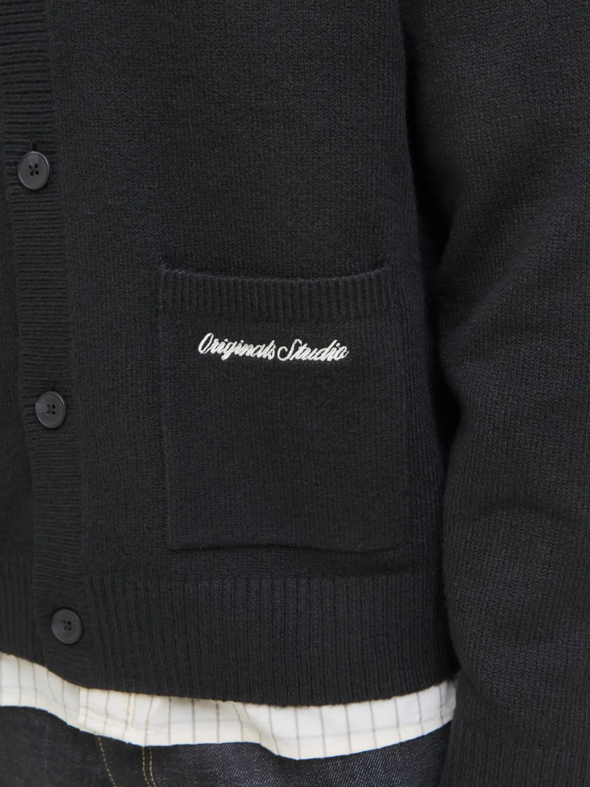 Jack & Jones cardigan NORREBRO 12282732 BLACK