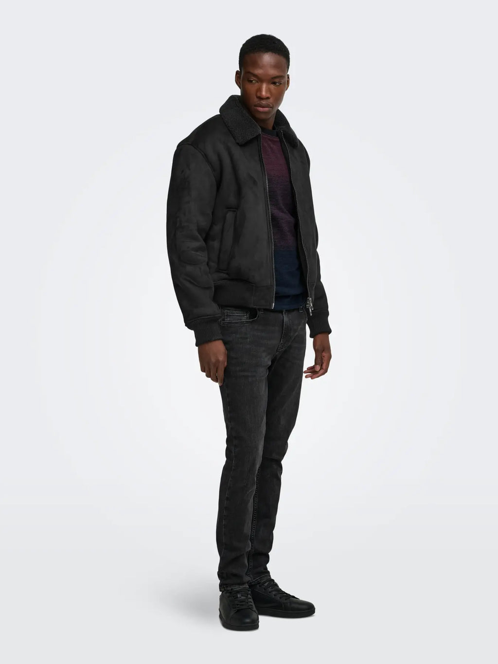 Only&Sons giubbino SPENCER SHEARLINGER 22038797