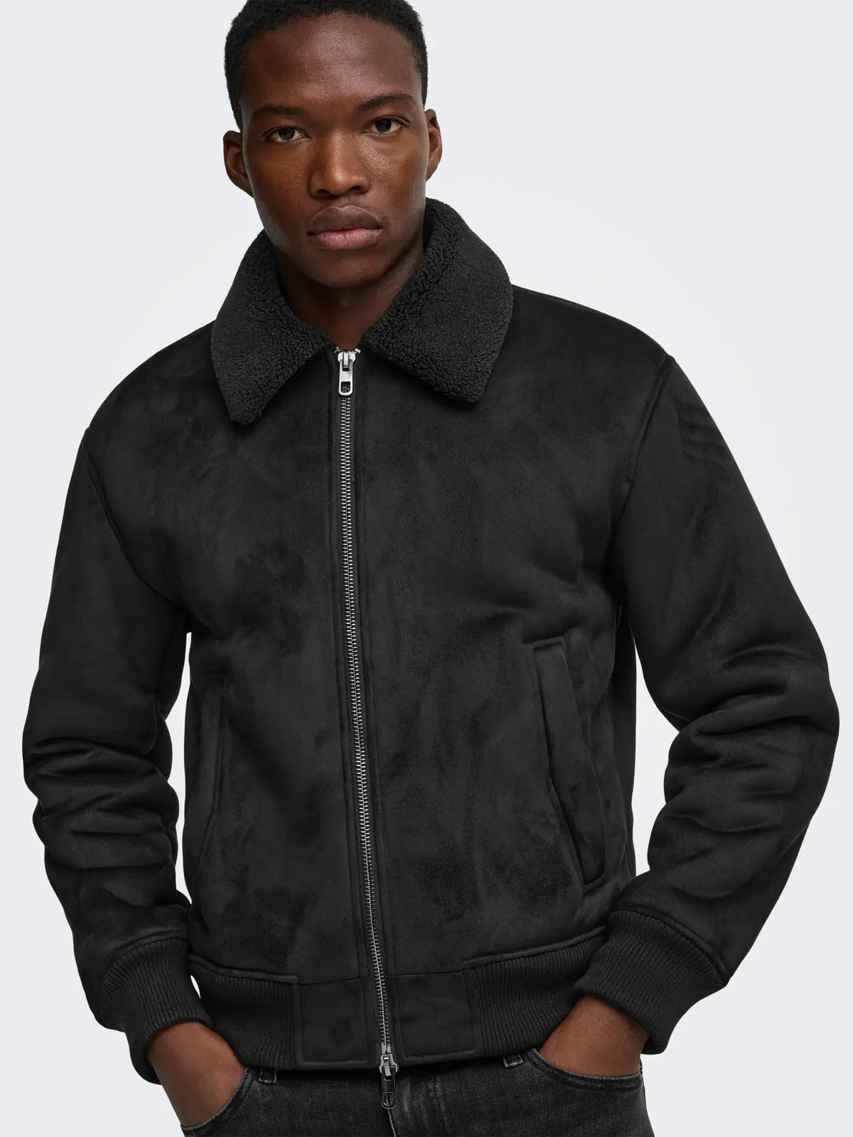 Only&Sons giubbino SPENCER SHEARLINGER 22038797