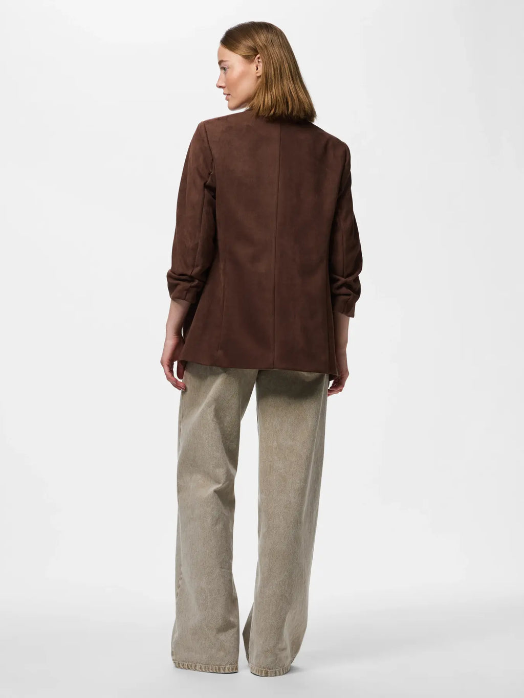PIECES BLAZER BOSELLA 17165217 Chicory Coffee