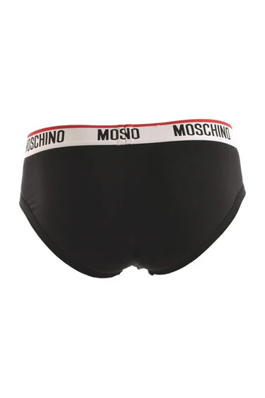 moschino uomo slip 242V11392-4300 1555 Nero