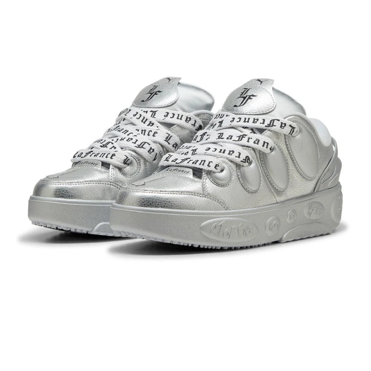 Puma uomo scarpa La France Chrome 311334-01 Silver