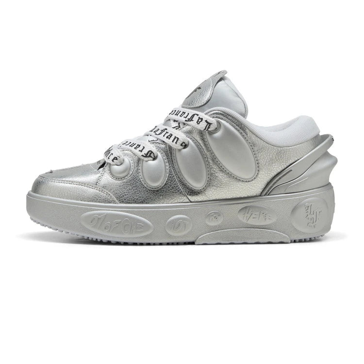 Puma uomo scarpa La France Chrome 311334-01 Silver