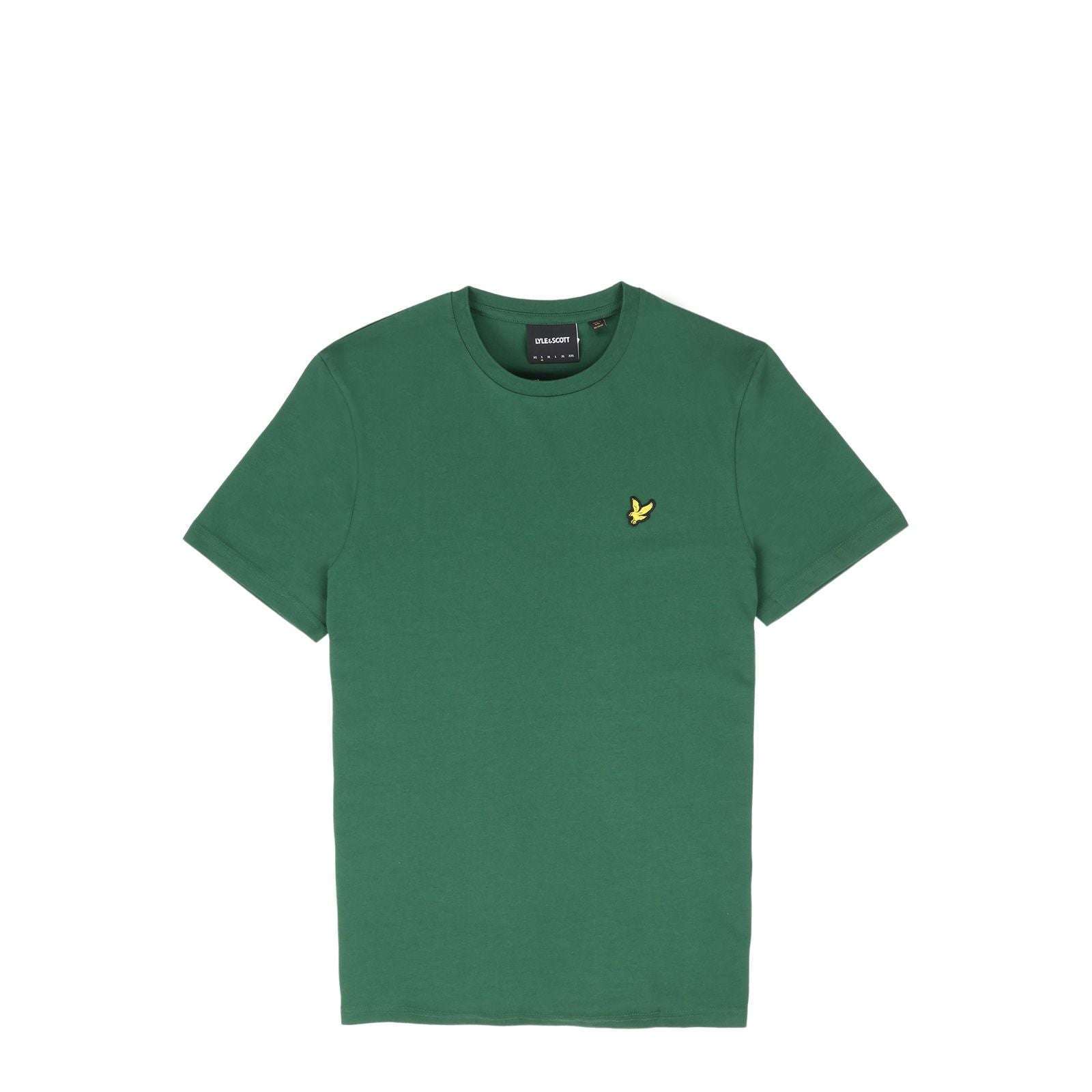 Lyle & Scott Uomo T-shirt Plain Verde w510 TS400VOG