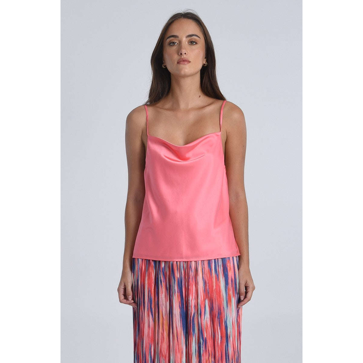 Molly Bracken Donna Top Raso MW106BP
