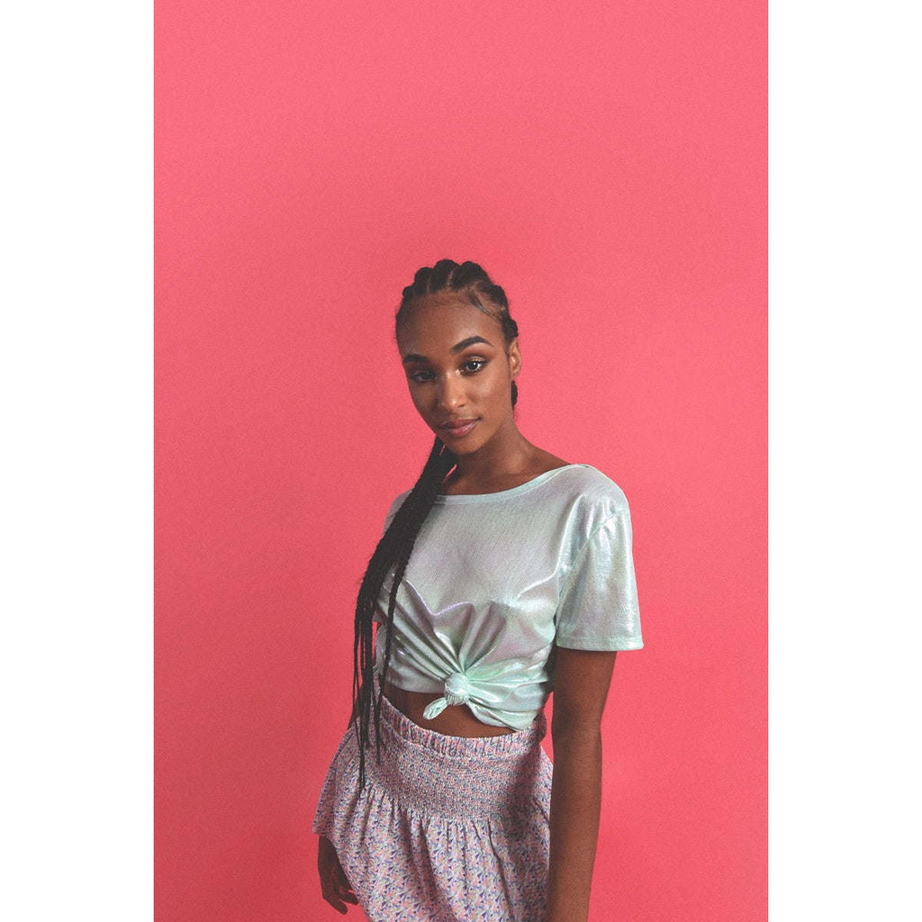 Molly Bracken Donna T-shirt Menta Intreccio  LAL254ABP