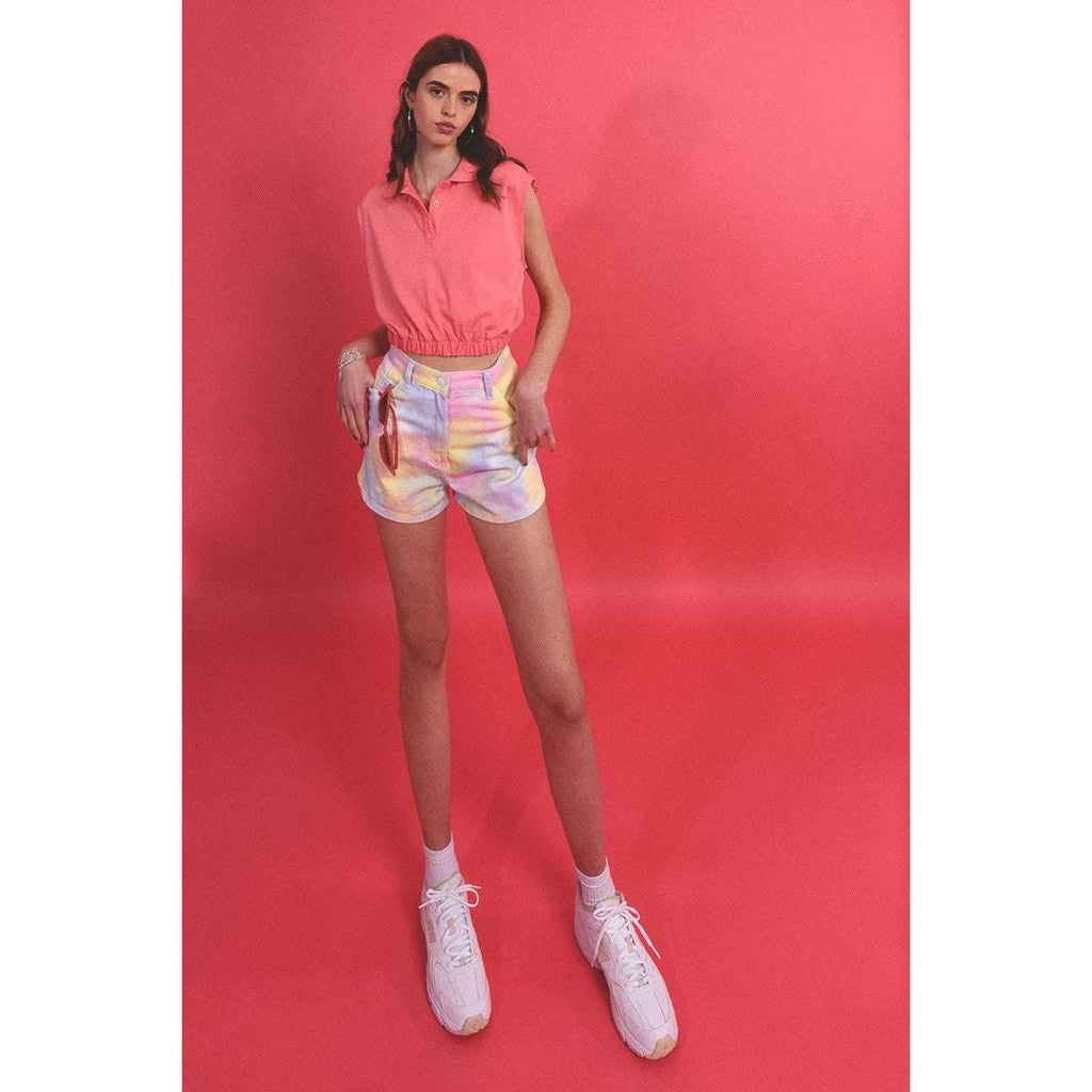 Molly Bracken Donna Short Denim Multicolor ELR114ABP