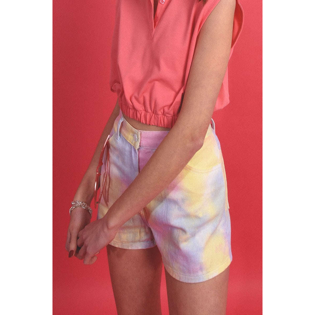 Molly Bracken Donna Short Denim Multicolor ELR114ABP