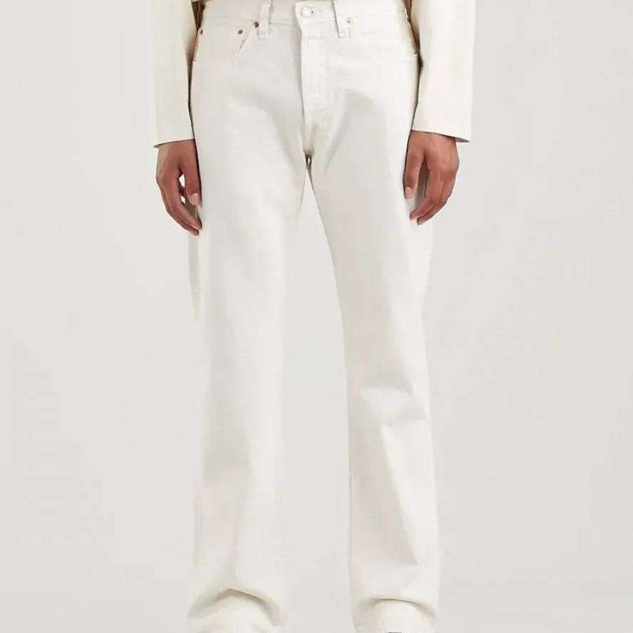 Levi's Uomo Jeans 501 Original Bianco 00501-3279