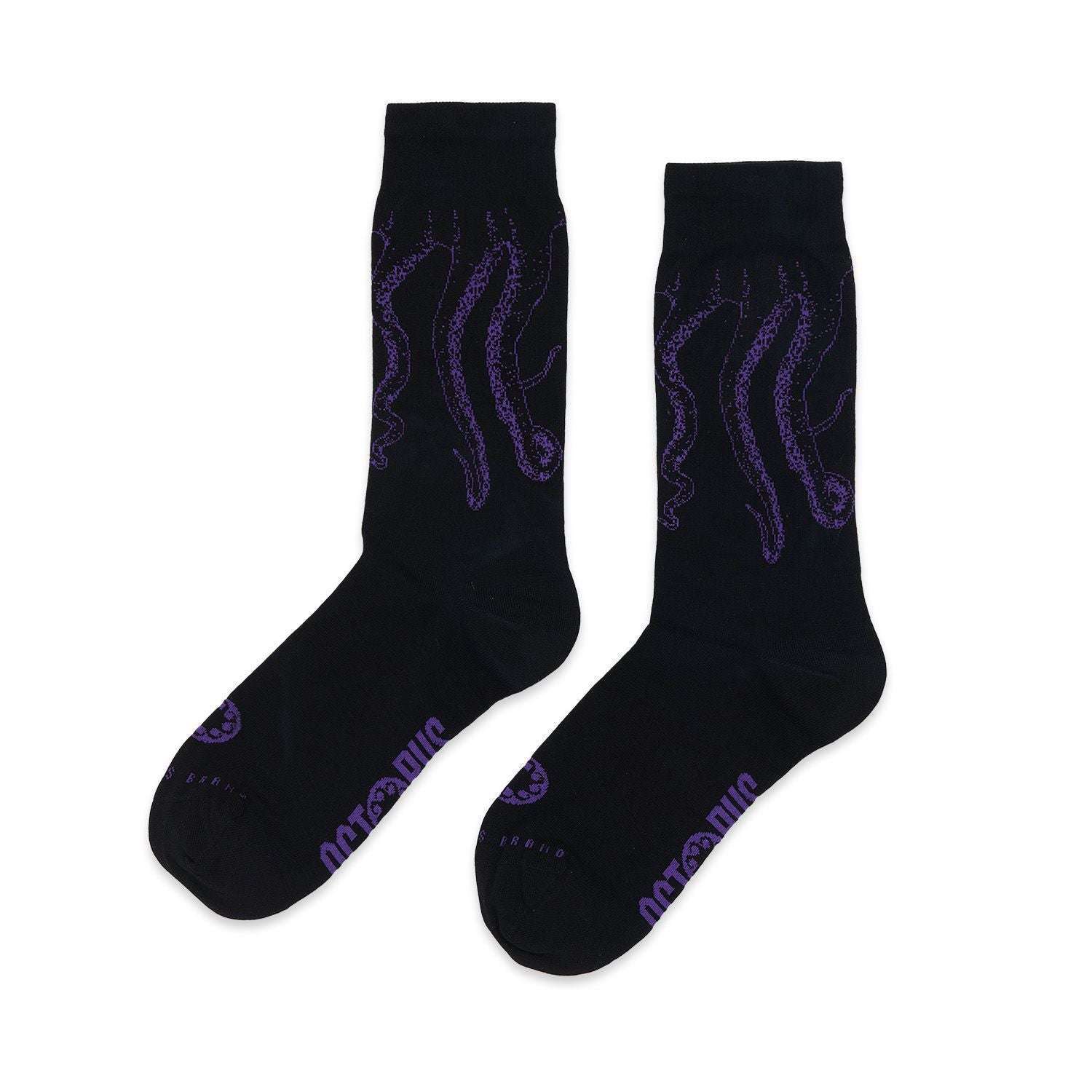 Octopus Uomo Calzini Outline Nero 23SOSXP04