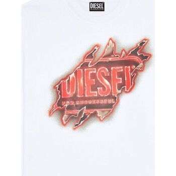 Diesel Uomo Felpa S-Ginn-e9 Bianca A09827-0BAWT