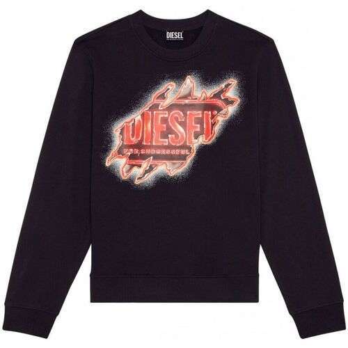 Diesel Uomo Felpa S-Ginn-e9 Nera A09827-0BAWT