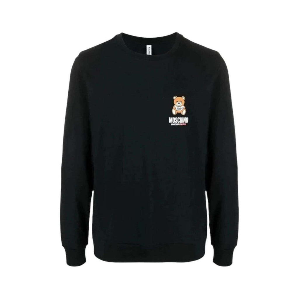 Moschino Uomo Felpa Nera Orsetto 17854409