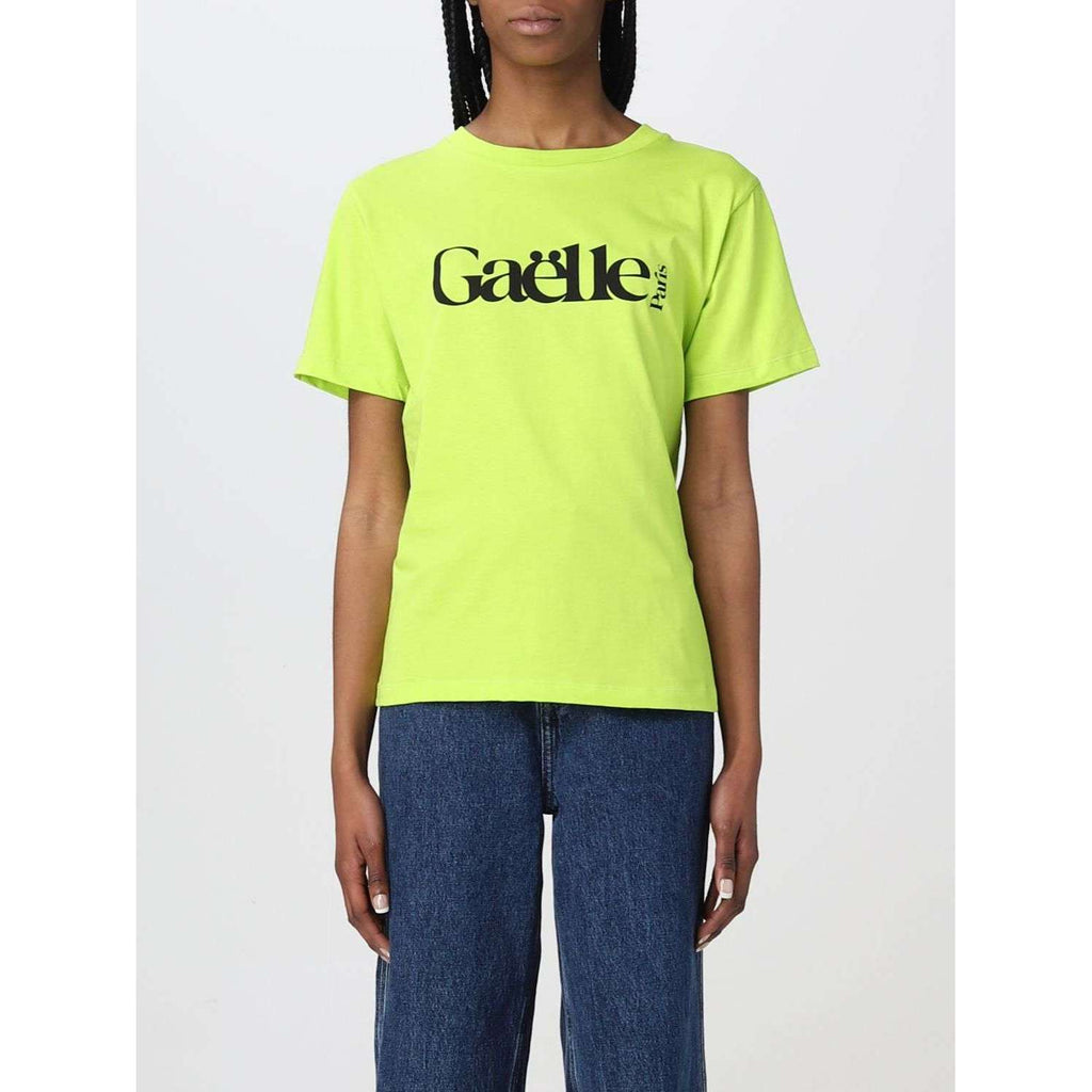 Gaelle Donna T-shirt Verde Fluo GBDP16701