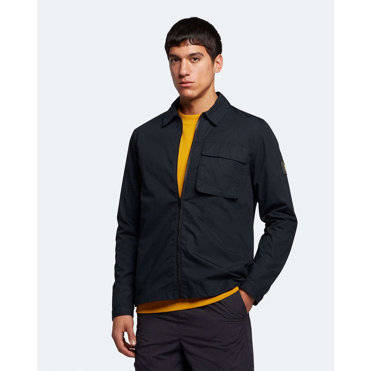 Lyle & Scott Uomo Giubbino Pocket Blu w835 LW1742V