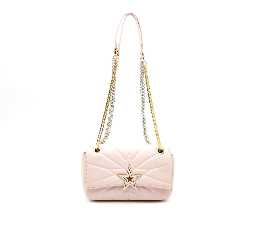 Shop Art Donna Borsa Medium Trapuntata Rosa SAAS230002