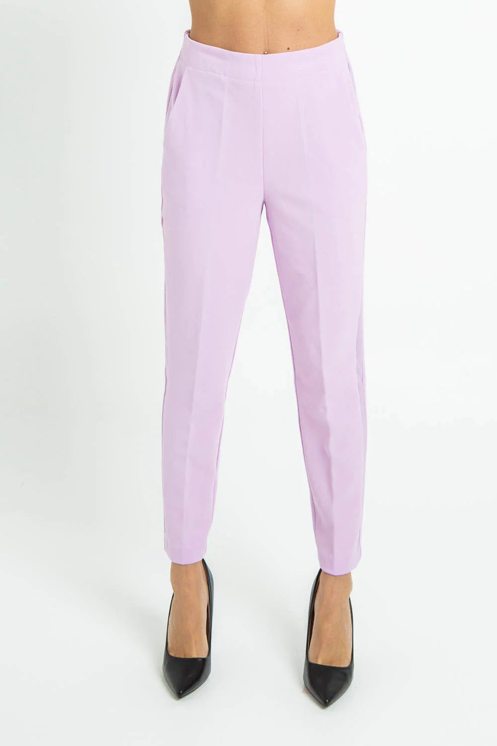 Vicolo Donna Pantalone Slim Glicine TE0044