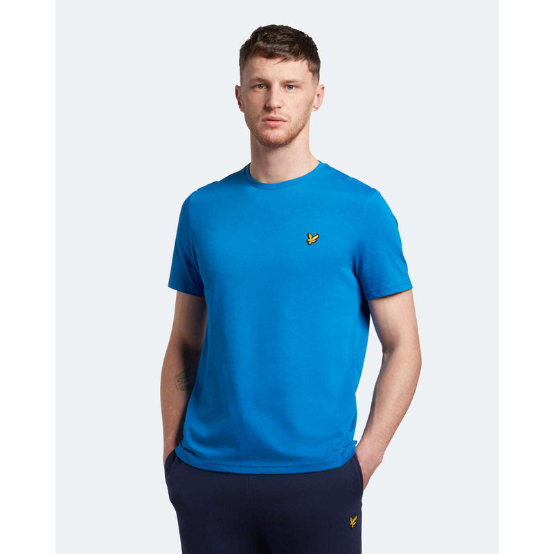 Lyle & Scott Uomo T-shirt Plain Blue Acceso w896 TS400VOG