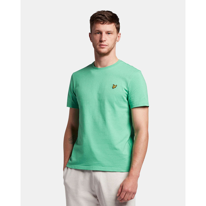 Lyle & Scott Uomo T-shirt Plain Smalto Verde w874 TS400VOG