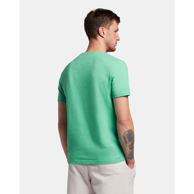 Lyle & Scott Uomo T-shirt Plain Smalto Verde w874 TS400VOG