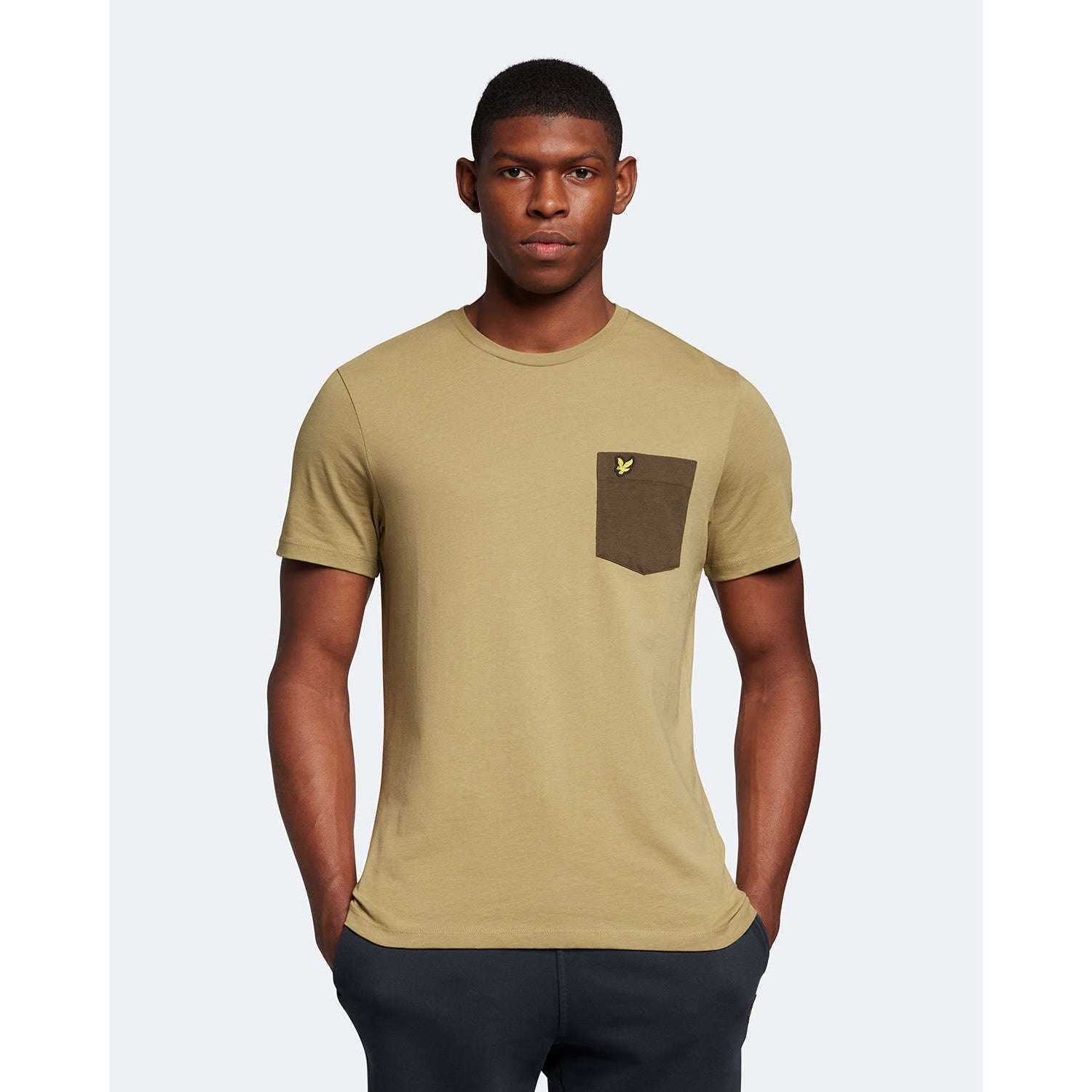 Lyle & Scott Uomo T-shirt Pocket w850 TS831VOG