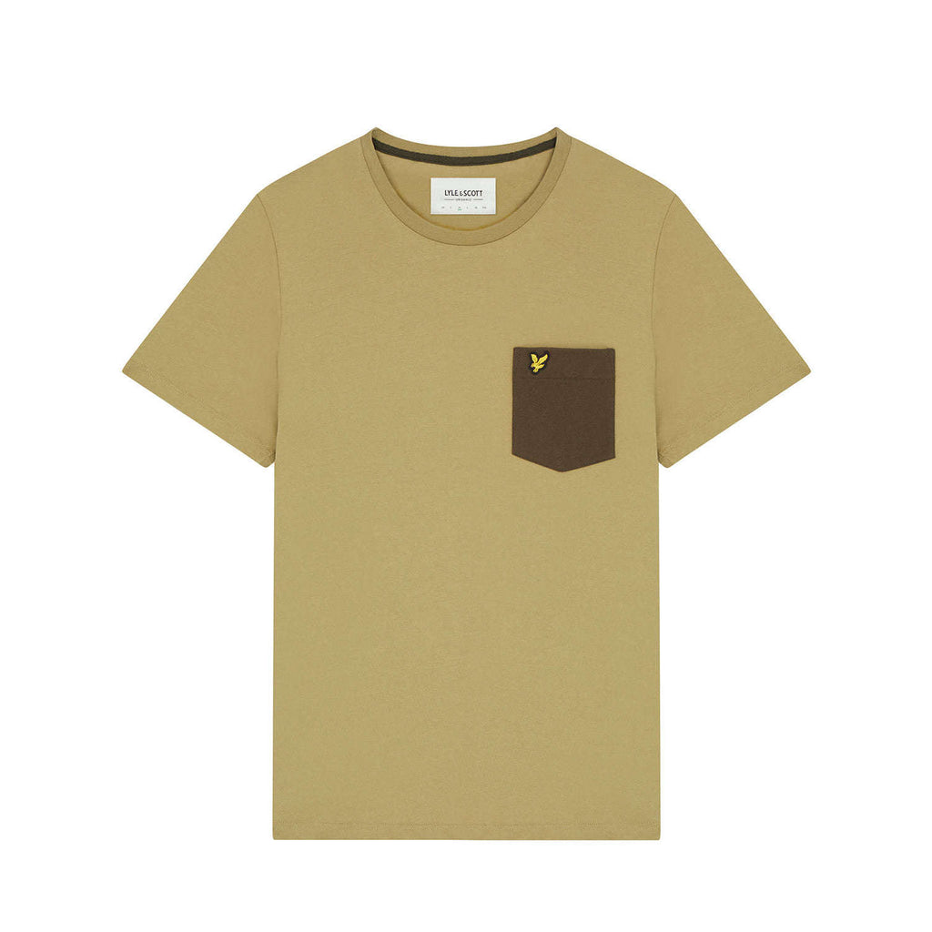 Lyle & Scott Uomo T-shirt Pocket w850 TS831VOG