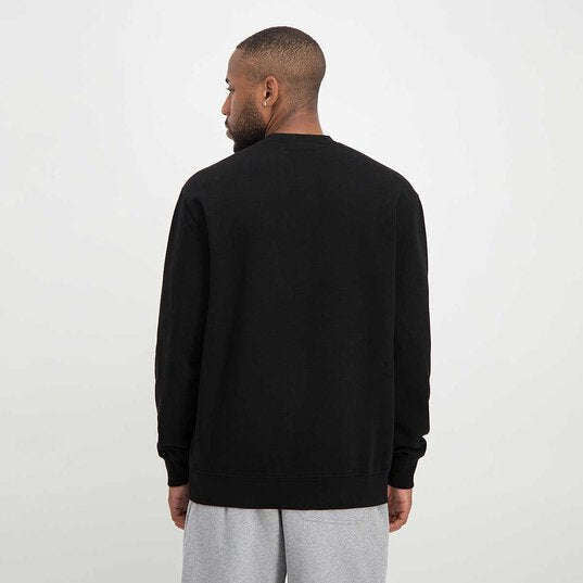 Carhartt Felpa Uomo Girocollo Manica Lunga Sweatshirt Nera