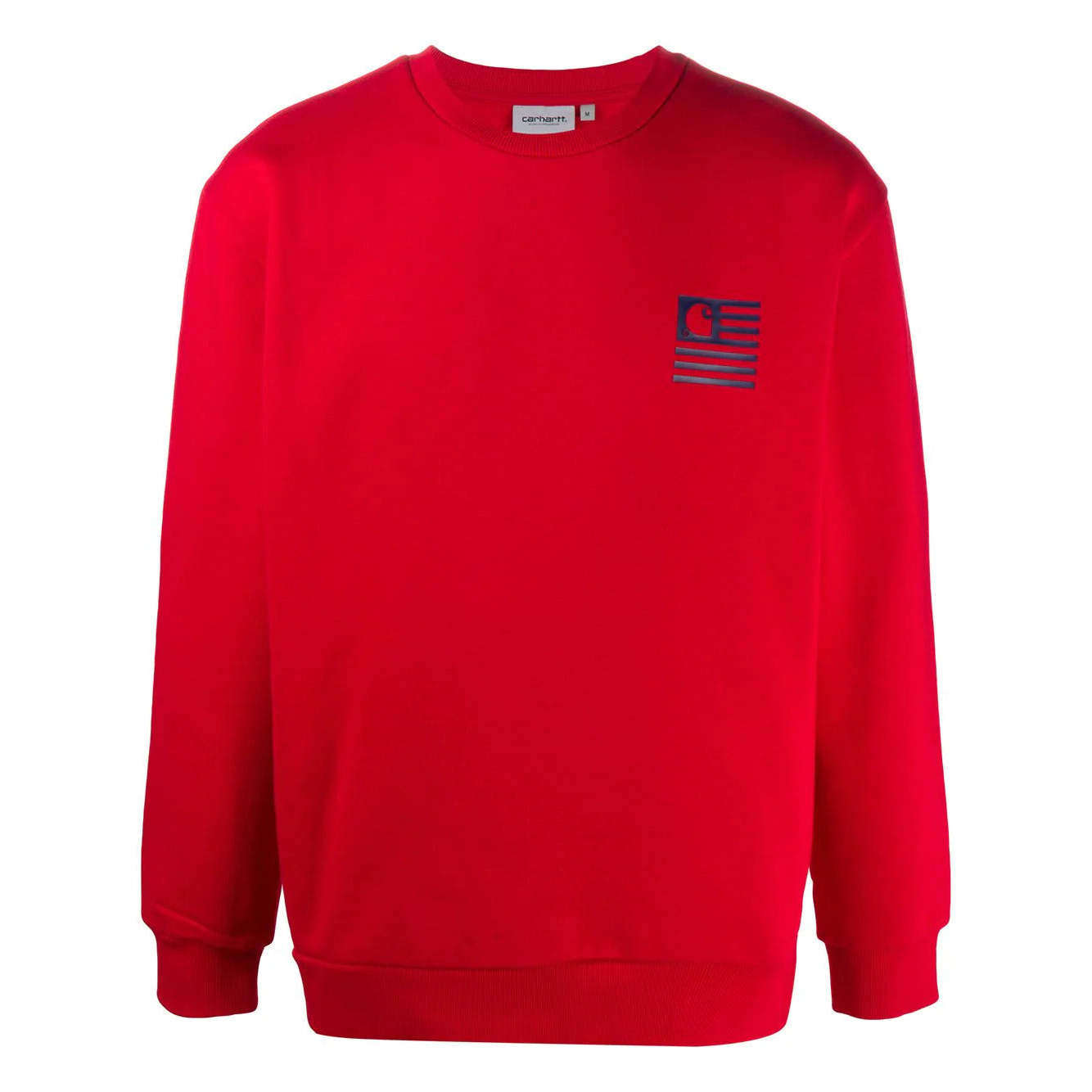Carhartt Felpa Uomo Girocollo Rossa Rocket